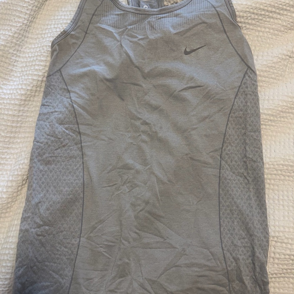 Nike Light Gray Dri-FIT Tank Top